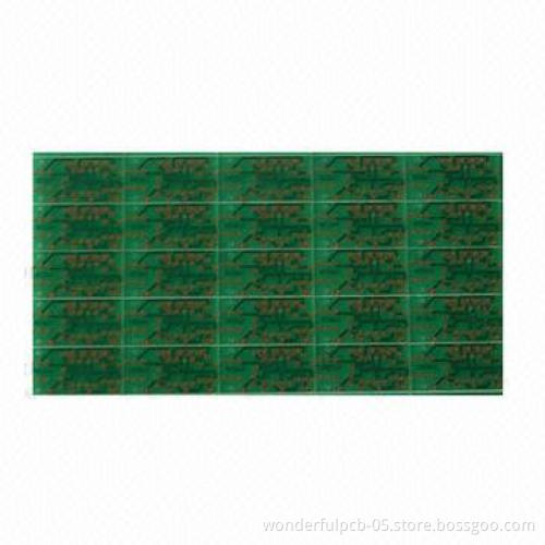 UL-certified Double-sided PCB with Gold Plating Surface Treatment and 91 x 68mm Board